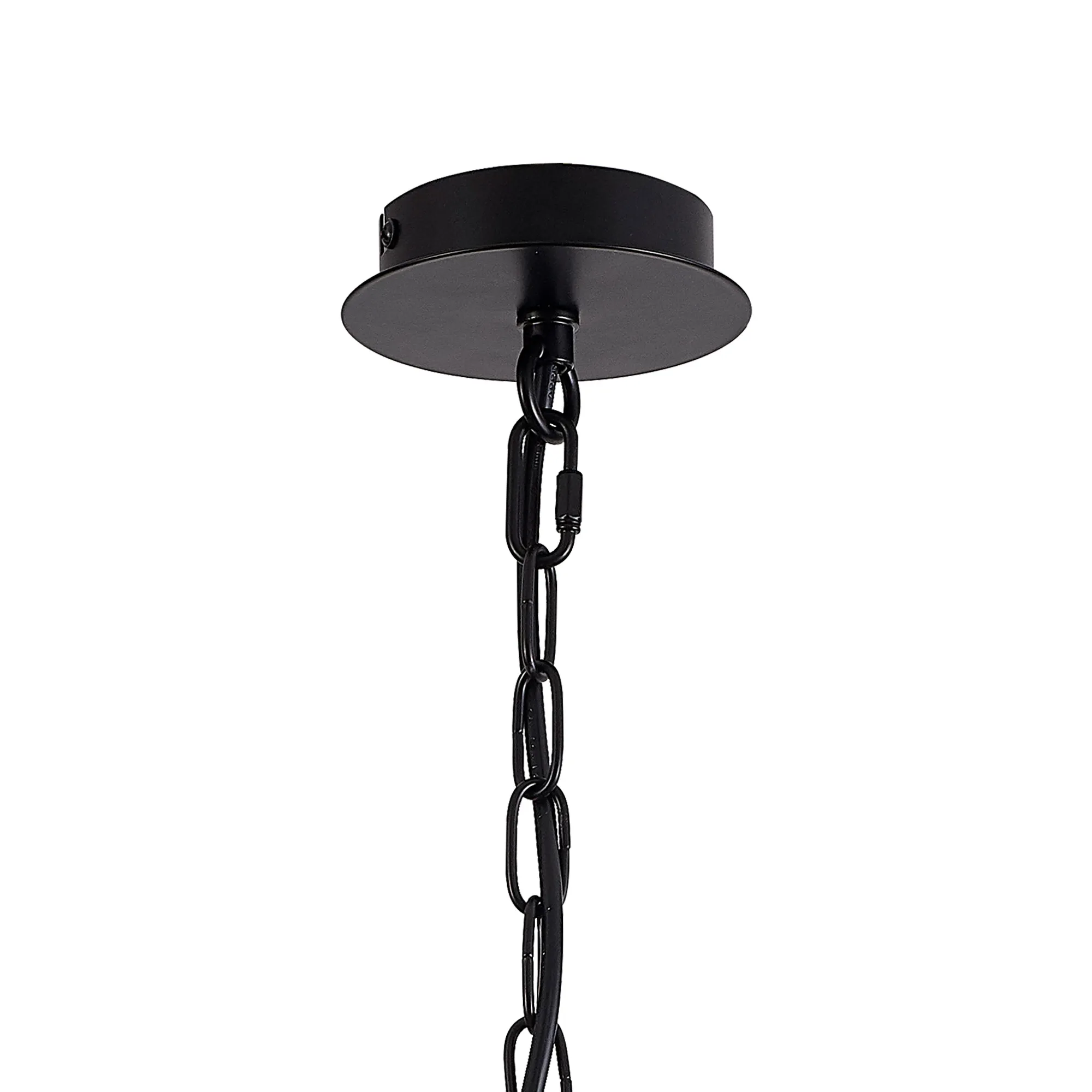 Banyan 45cm 3 Light Pendant Matt Black; Nude Beige/Moonlight DK1019  Deco Banyan MB NU